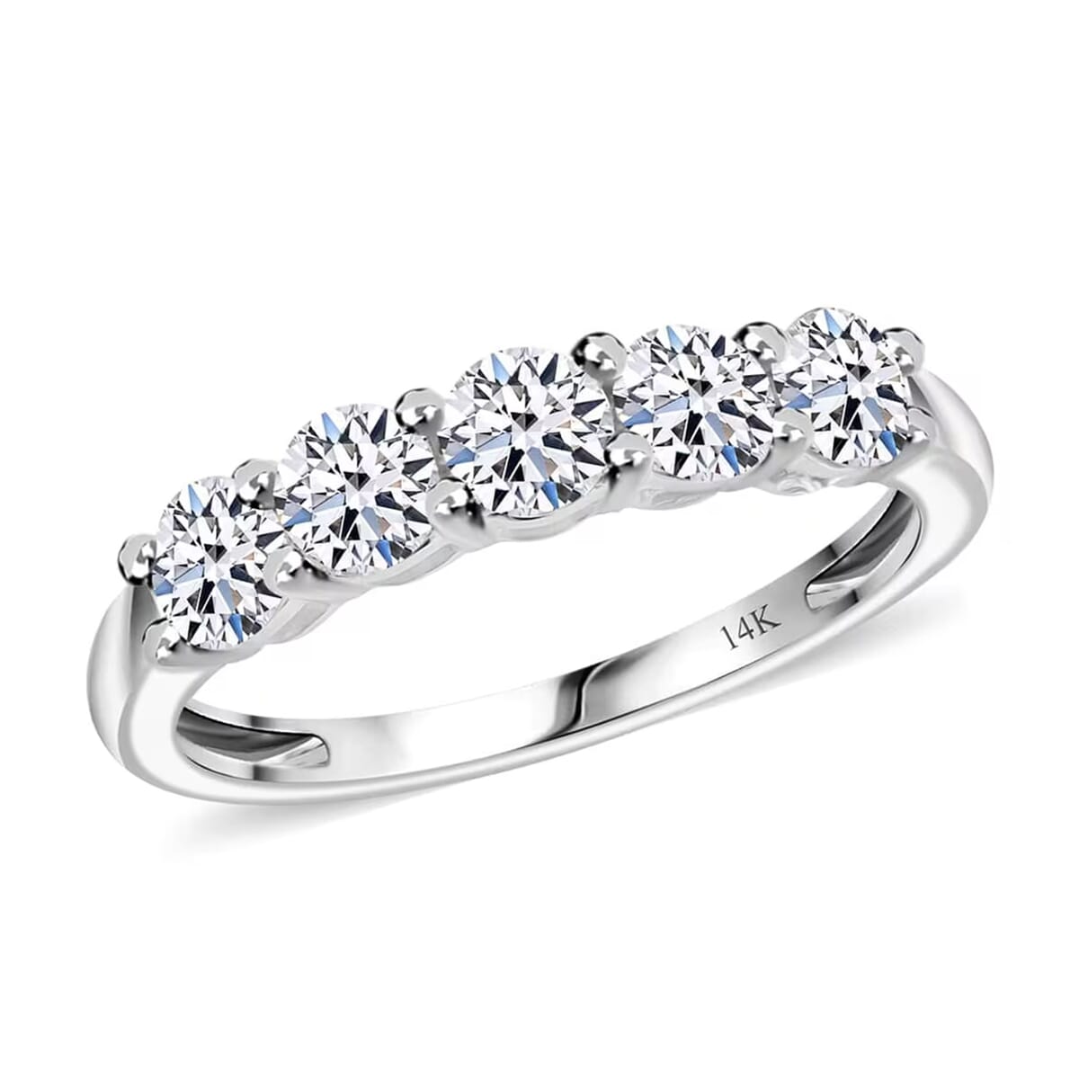 Luxuriant Lab Grown Diamond G VS 1.00 ctw Ring in 14K White Gold (Size 8.5) image number 0