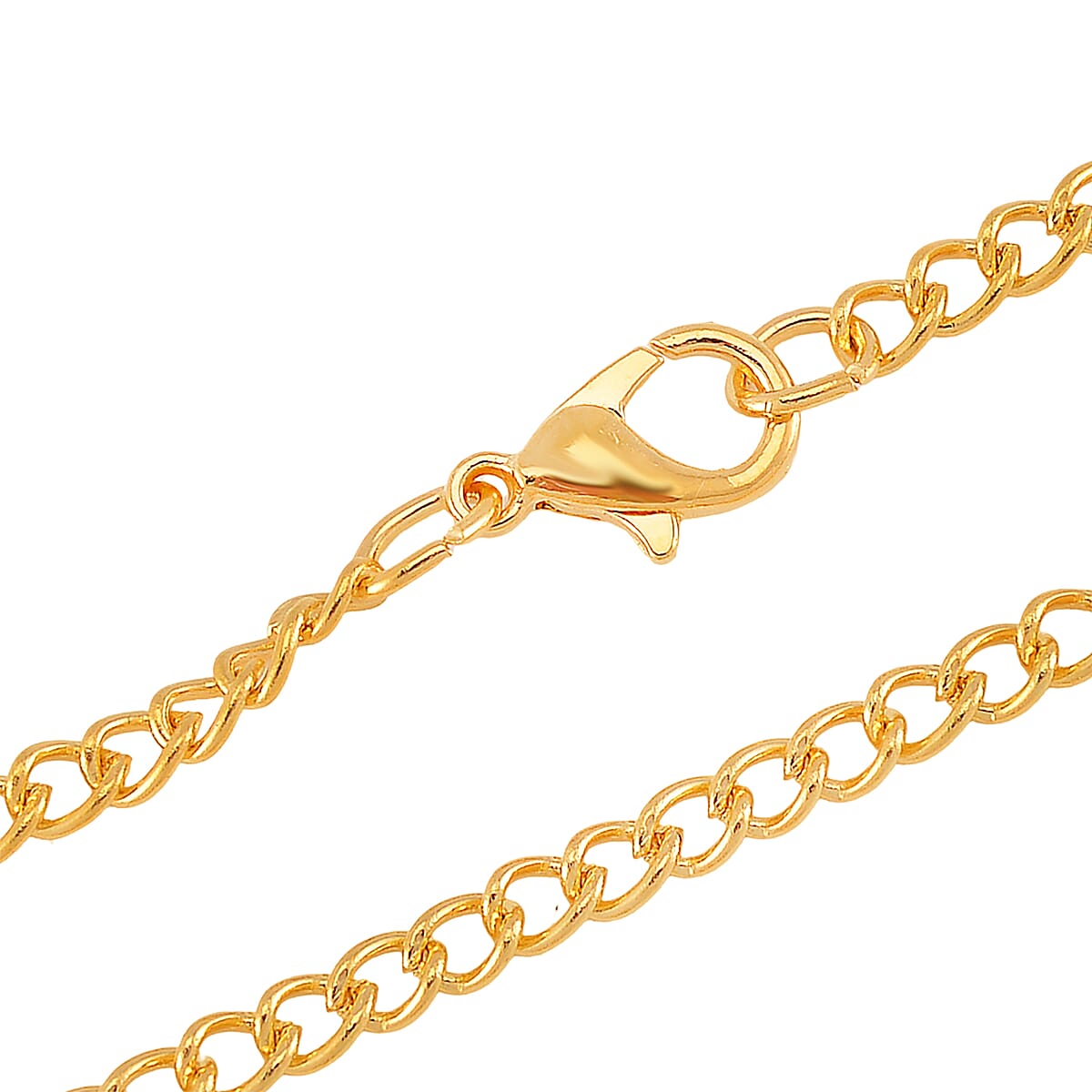 Strada Green Glass, Multi Color Austrian Crystal Japanese Movement Heart Shaped Pocket Watch with Chain (31 Inches) in Goldtone image number 6