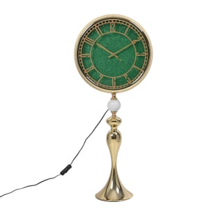 Gold 83CM Wall Clock with Cob Light Belt