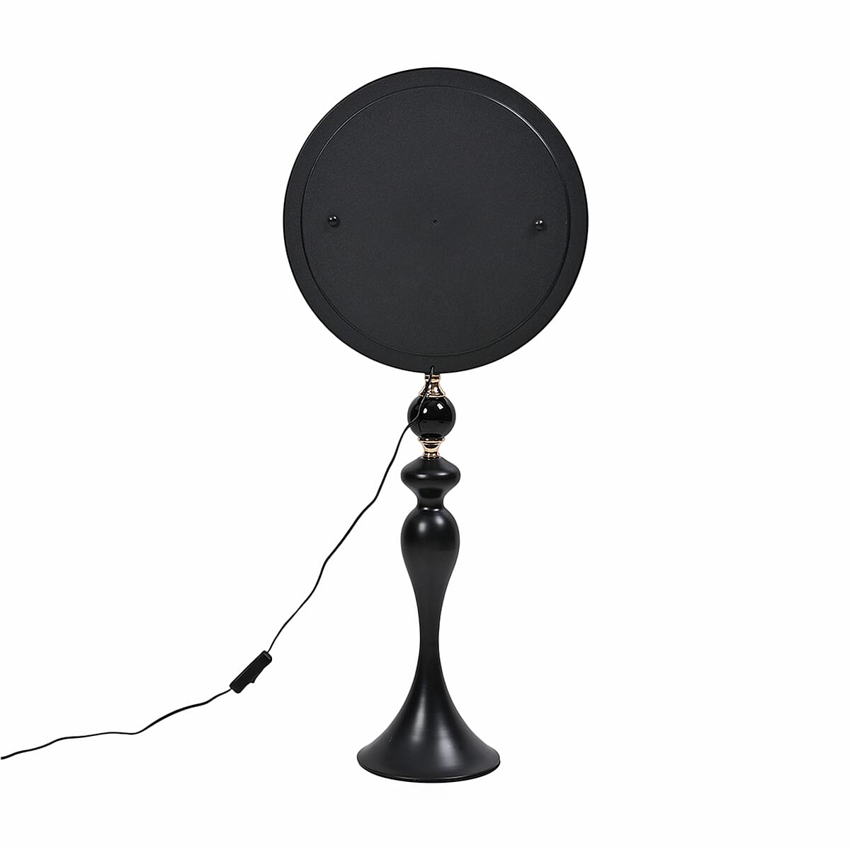 Black 83CM Wall Clock with Cob Light Belt image number 3