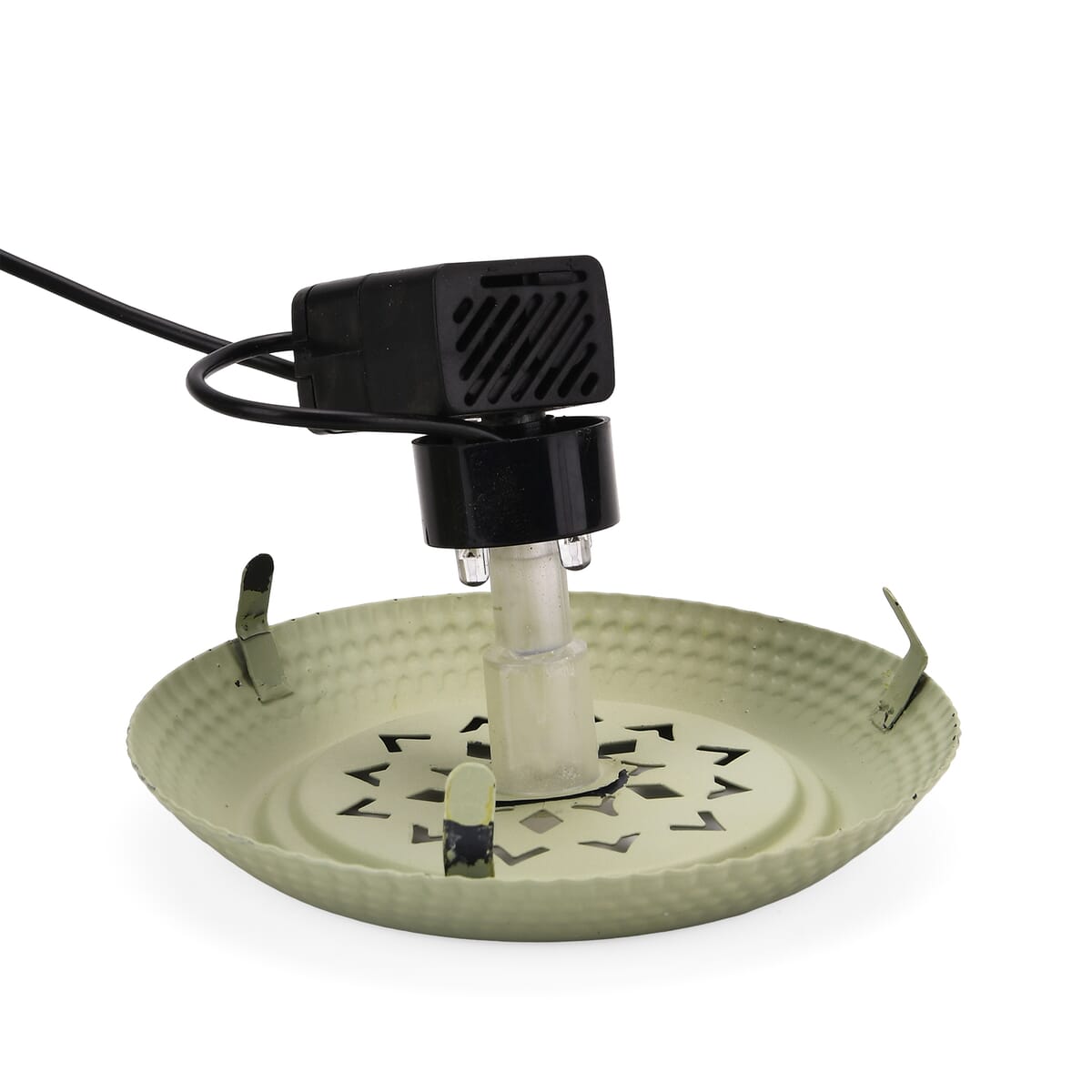 Green Indoor Water Fountain with 4pcs Warm Yellow LED Lights image number 6