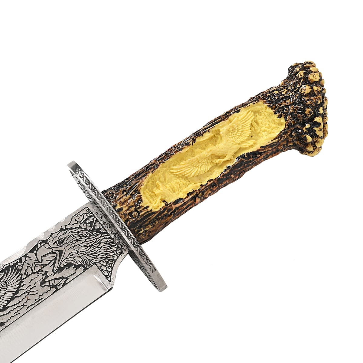 Yellow Eagle Stainless Steel Blade Knife with Holder image number 4
