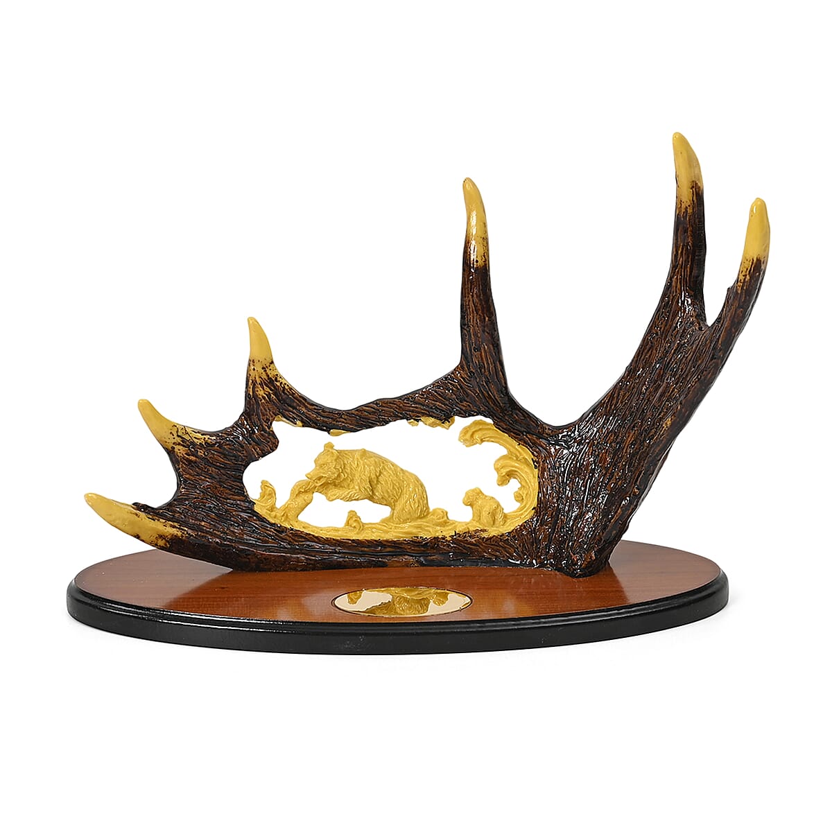 Yellow Bear Stainless Steel Blade Knife with Holder image number 6