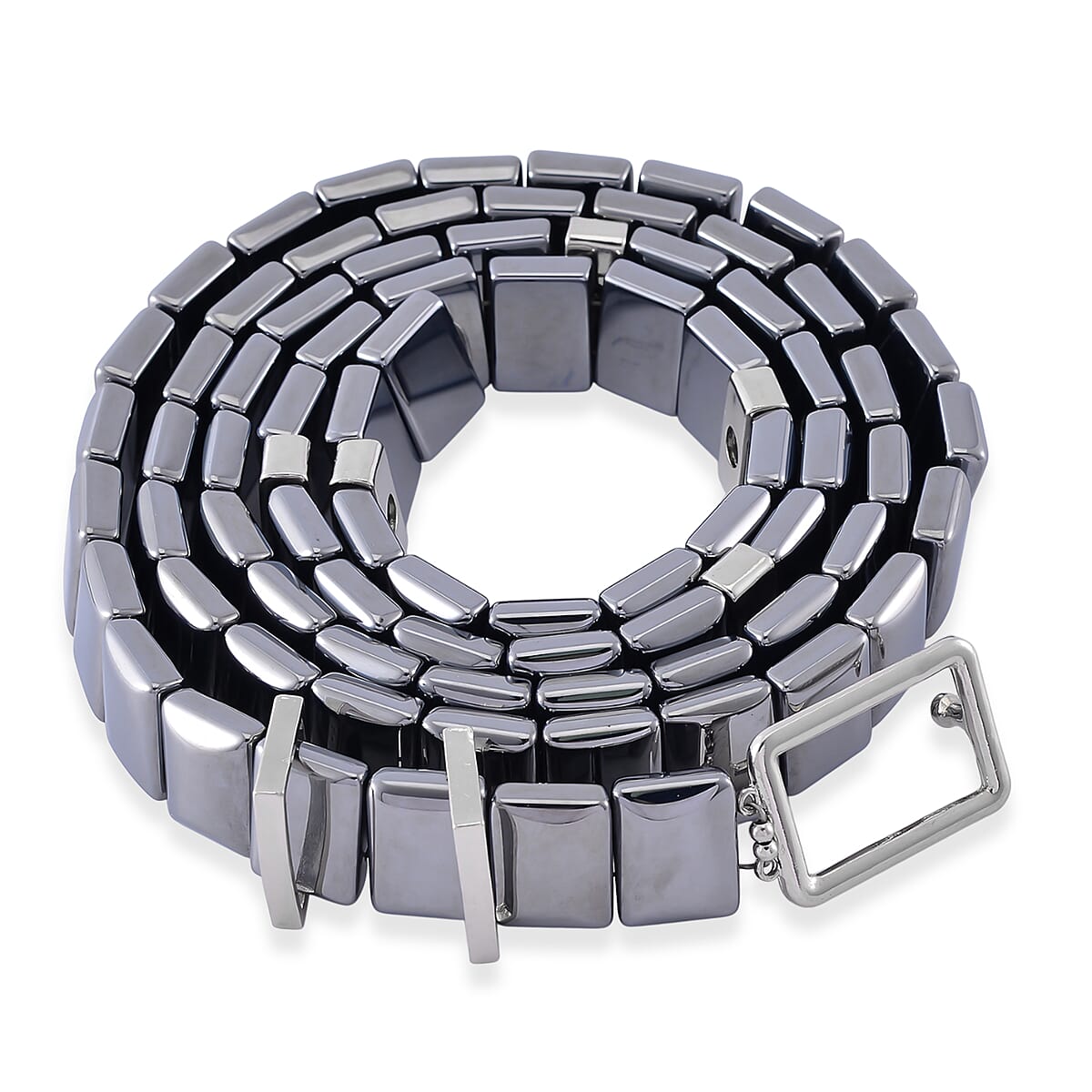 Terahertz 1550.00 ctw Waist Chain in Silvertone 48 Inches image number 0