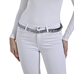 Terahertz 1550.00 ctw Waist Chain in Silvertone 48 Inches