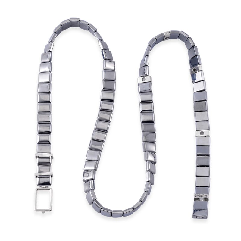 Terahertz 1550.00 ctw Waist Chain in Silvertone 48 Inches