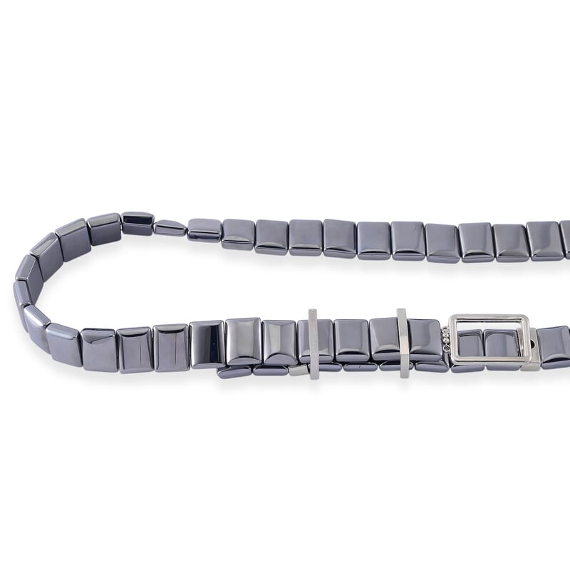 Terahertz 1550.00 ctw Waist Chain in Silvertone 48 Inches
