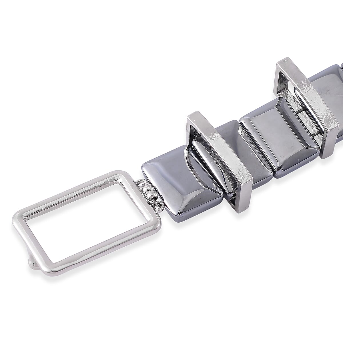 Terahertz 1550.00 ctw Waist Chain in Silvertone 48 Inches image number 5