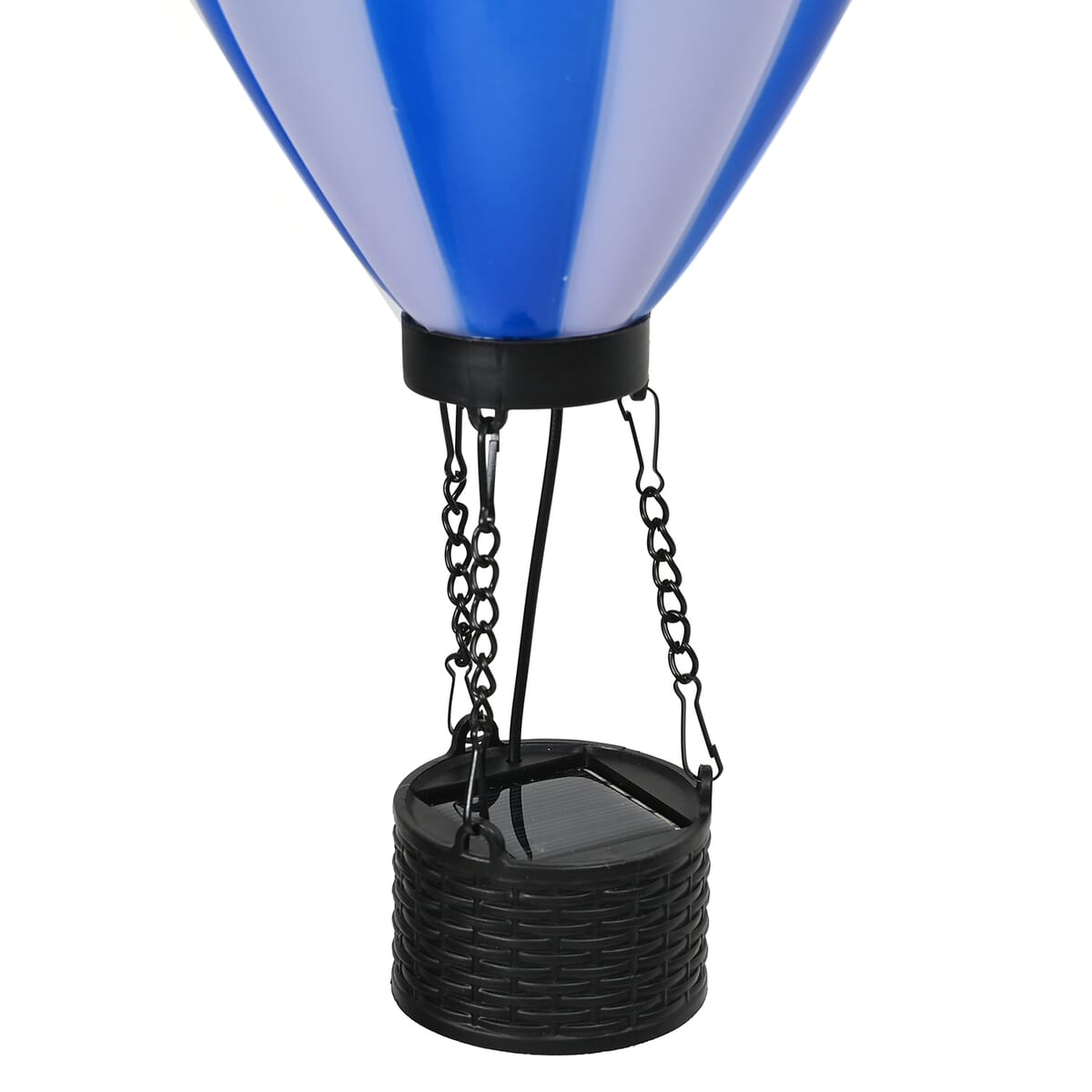 Blue Hot Air Balloon Solar LED Light image number 2