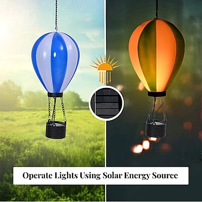 Hot Air Balloon Solar LED Light