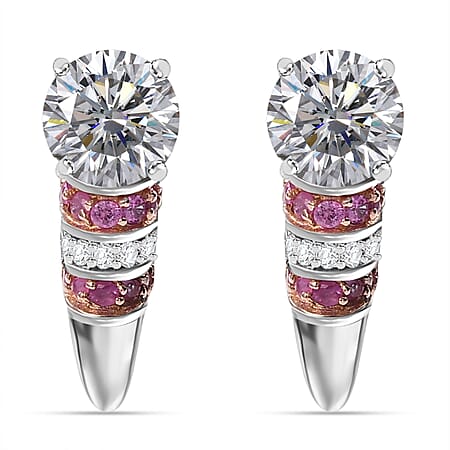 Moissanite & Pink Sapphire - Product card gallery slide 1 (10177839006009)