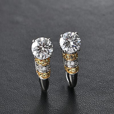 Moissanite & Yellow Sapphire - Product card gallery slide 2 (10177839006009)
