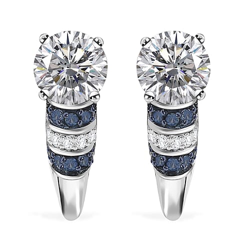 Moissanite & Blue Sapphire - Product card gallery slide 1 (9432547229951)