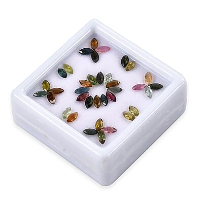 Multi-Tourmaline (Mrq 5x2.5 mm) 5.00 ctw