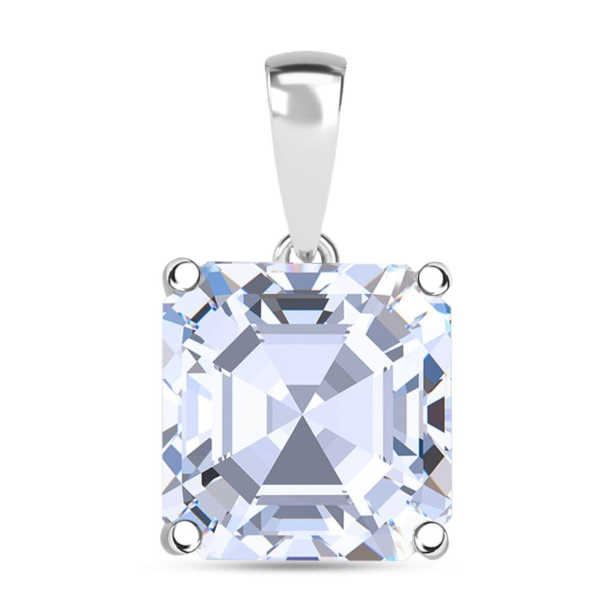 IGI Certified Luxuriant Lab Grown Diamond VS 5.00 ctw Pendant in Platinum Over Sterling Silver image number 0