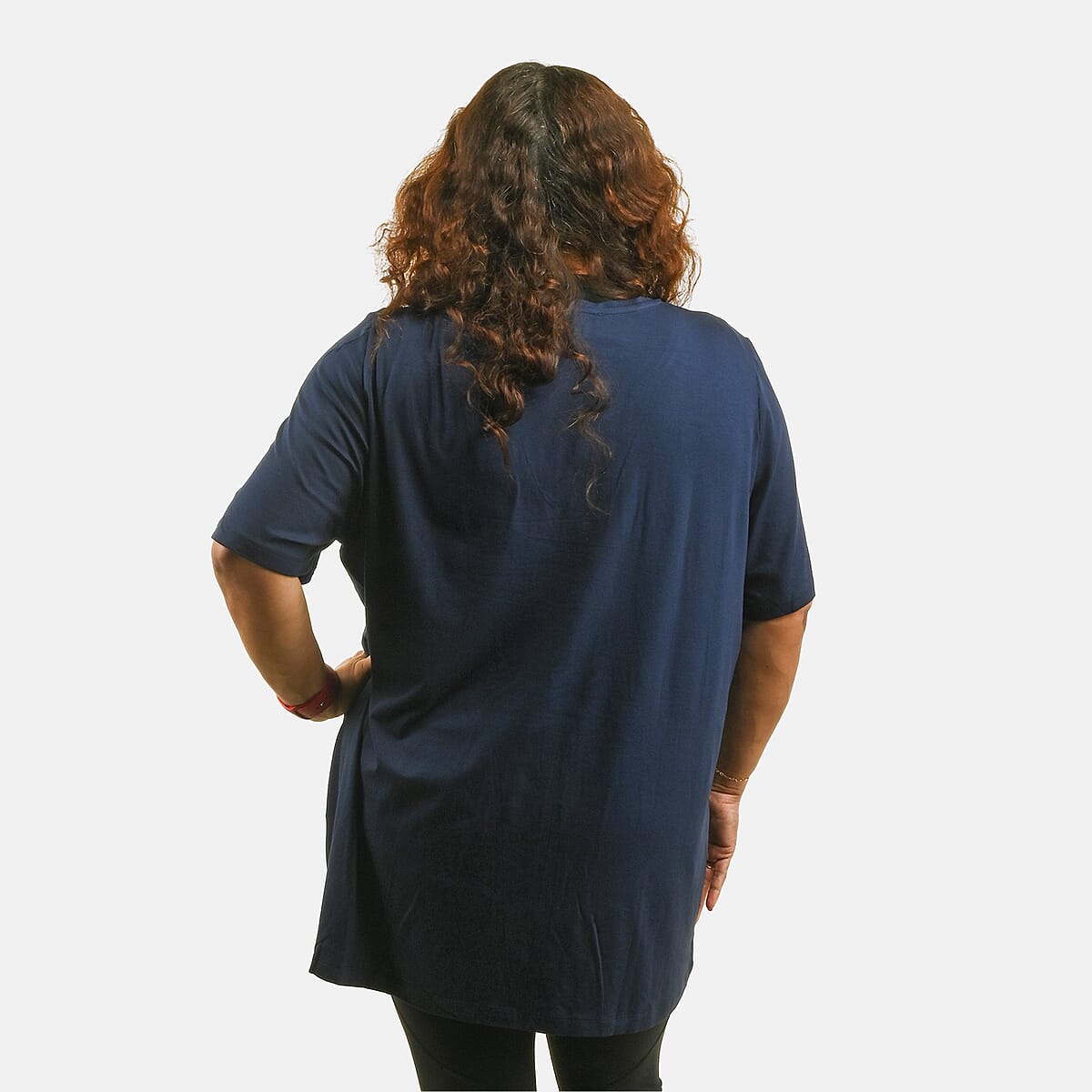 Navy Anchor Oversized Shirt - M image number 1