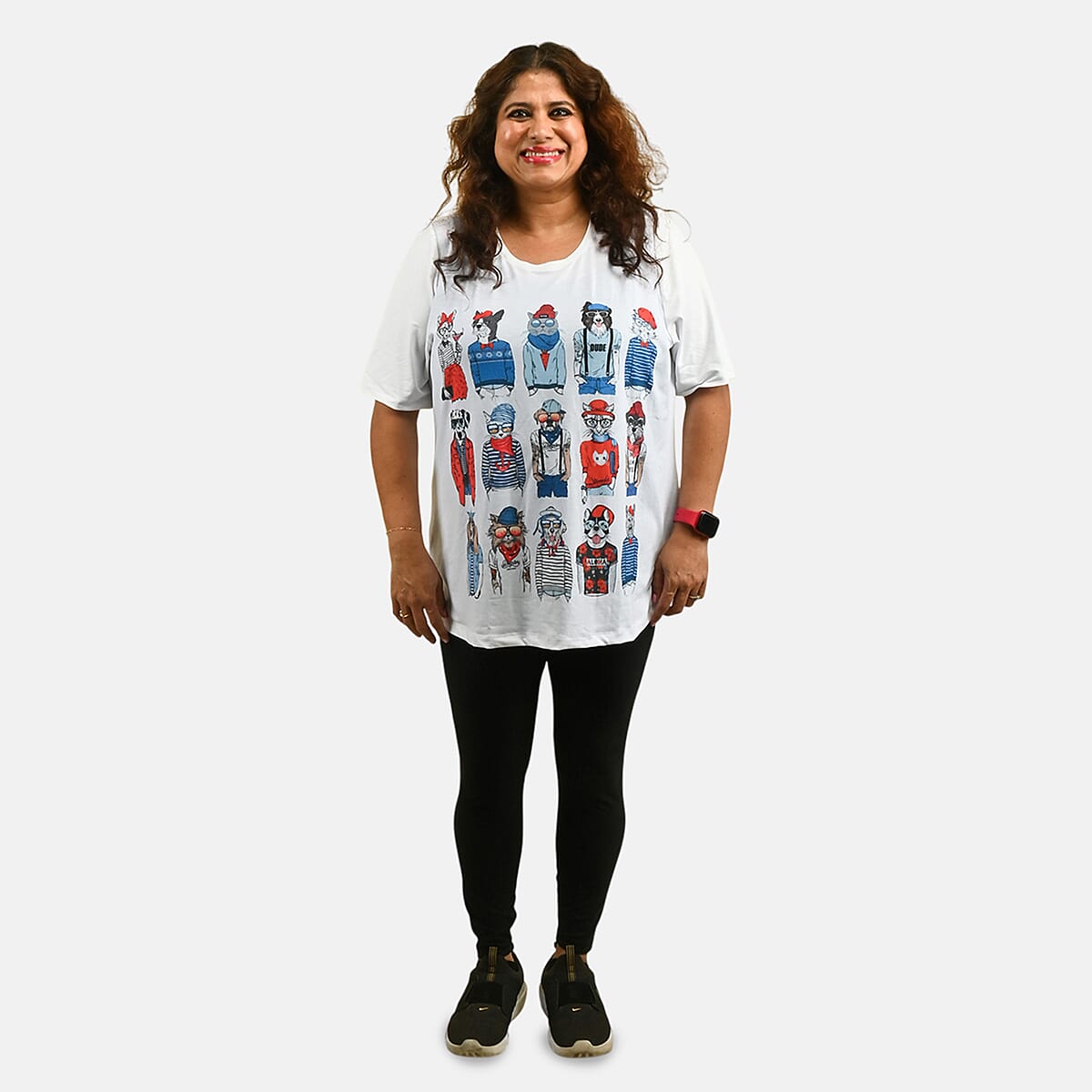 White Pets Oversized Shirt-XXL image number 0