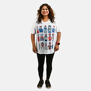 White Pets Oversized Shirt-XXL