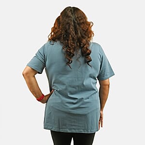 Black Floral Oversized Shirt - XXL