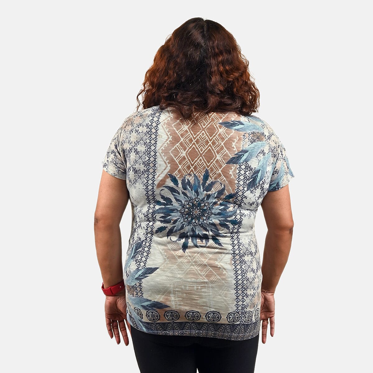 Multi Dreamcatcher Oversized Shirt-L image number 1