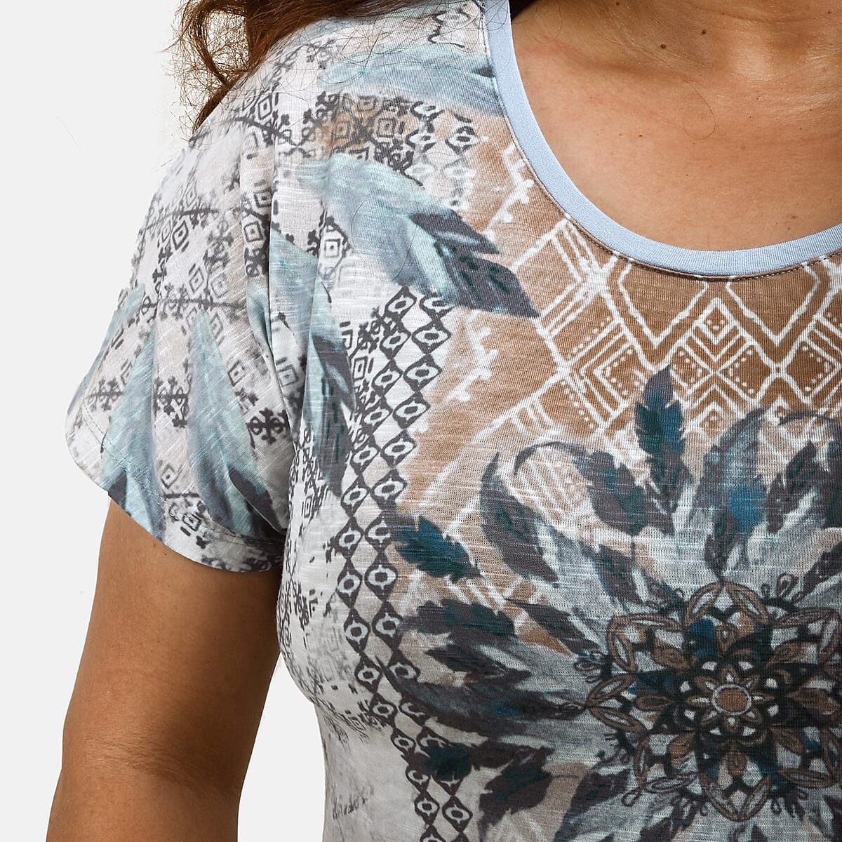 Multi Dreamcatcher Oversized Shirt-L image number 4