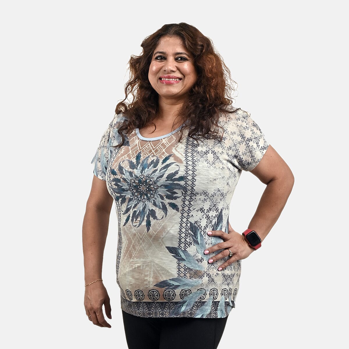 Multi Dreamcatcher Oversized Shirt-XL image number 3