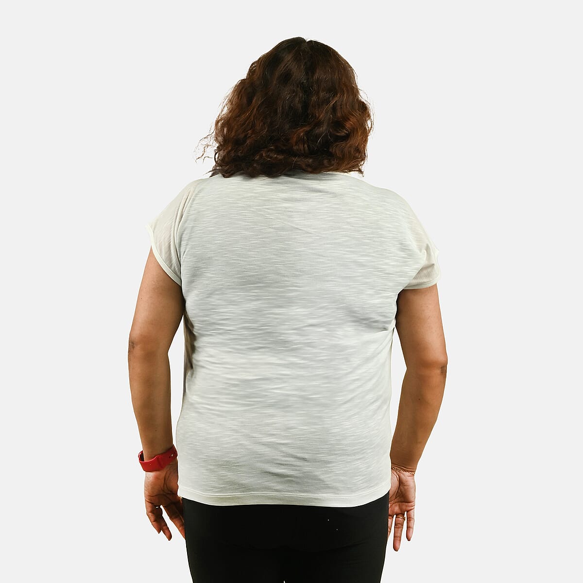 White Zebra Oversized Shirt-M image number 1