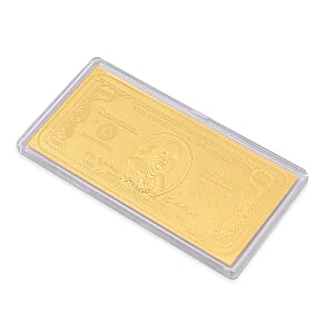 Doorbuster 24K Golden Currency of Fortune Emboss Sheet (103x49mm) 1g