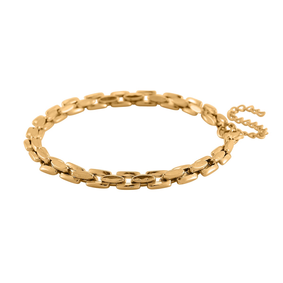 5.5mm Chain Bracelet in ION Plated YG Stainless Steel (8-10In) image number 2