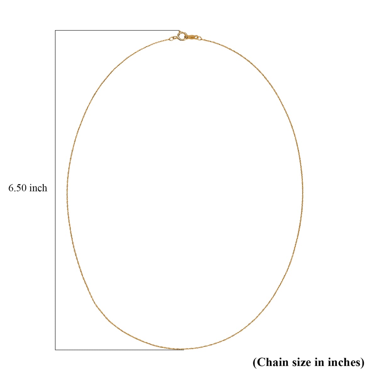 Cable Chain Necklace in 10K Yellow Gold 18 Inches image number 6