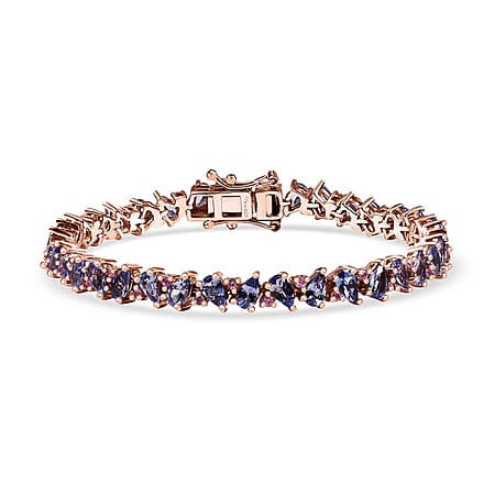 Tanzanite & Pink Sapphire / 6.5 Inches - Product card gallery slide 1 (10177839956281)