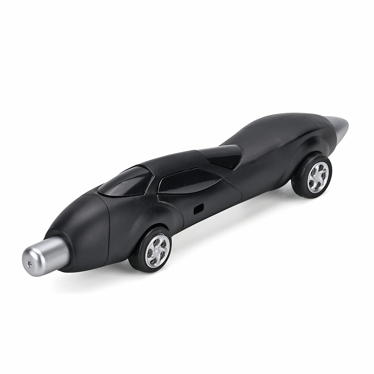 Livmore Set of 10 Black and Silver Car Shaped Pen