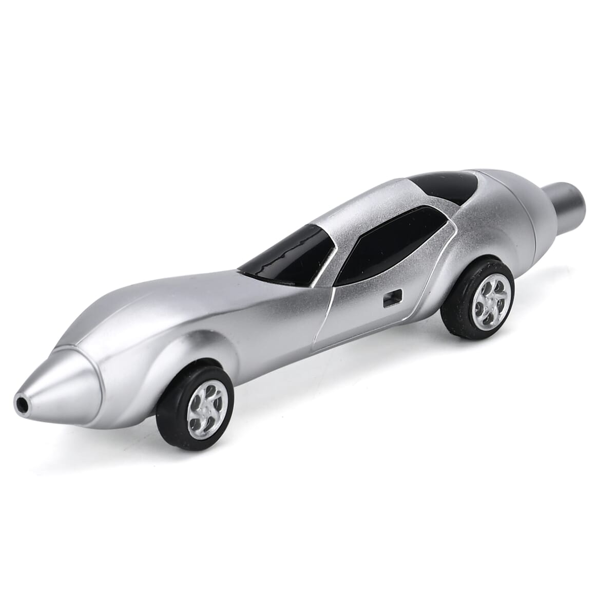 Set of 10, Black and Silver Car Shape Ballpoint Pen image number 5