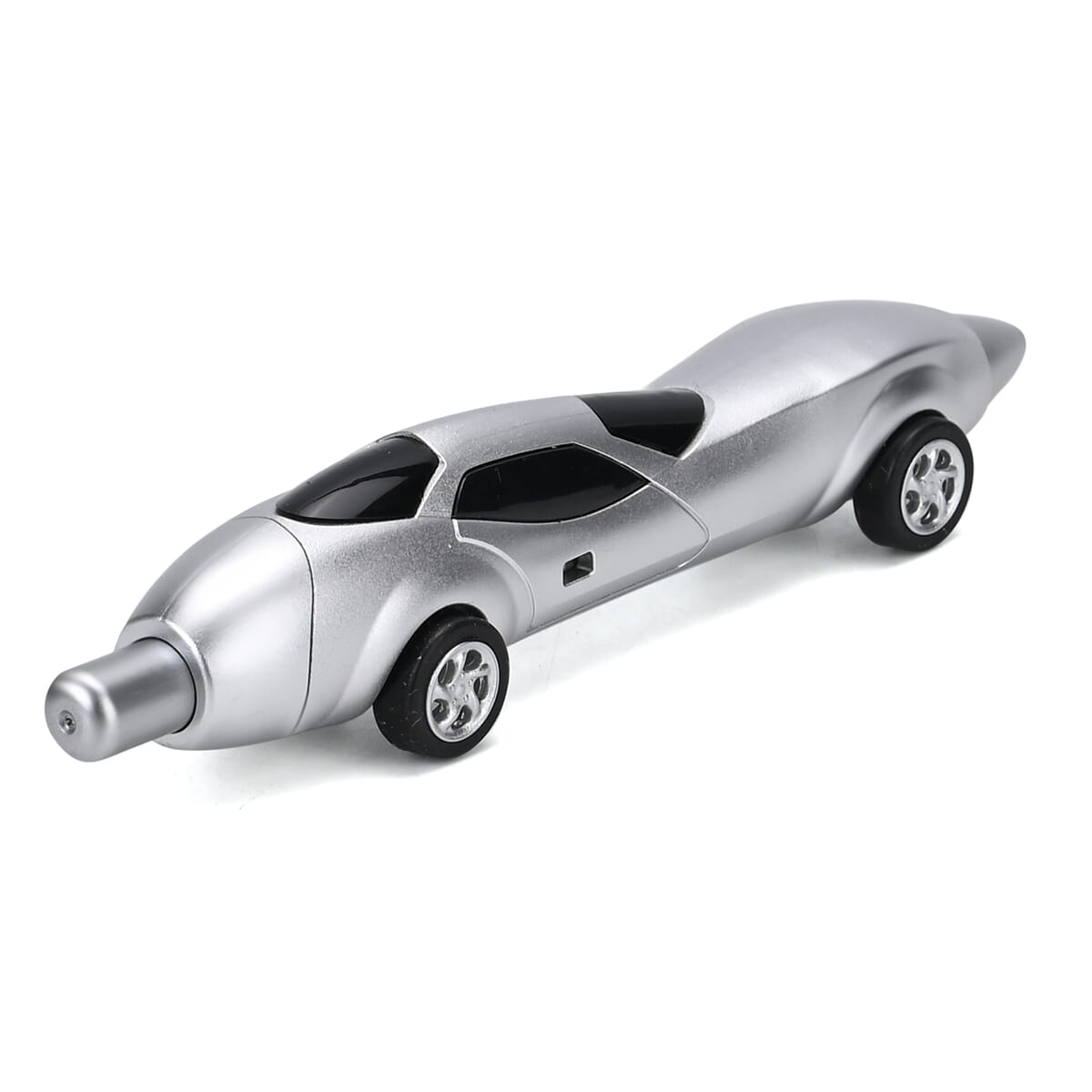 Set of 10, Black and Silver Car Shape Ballpoint Pen image number 6