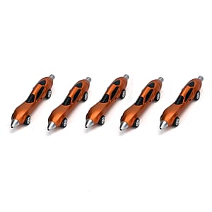 Doorbuster Livmore Set of 10, Red and Orange Car Shape Ballpoint Pen