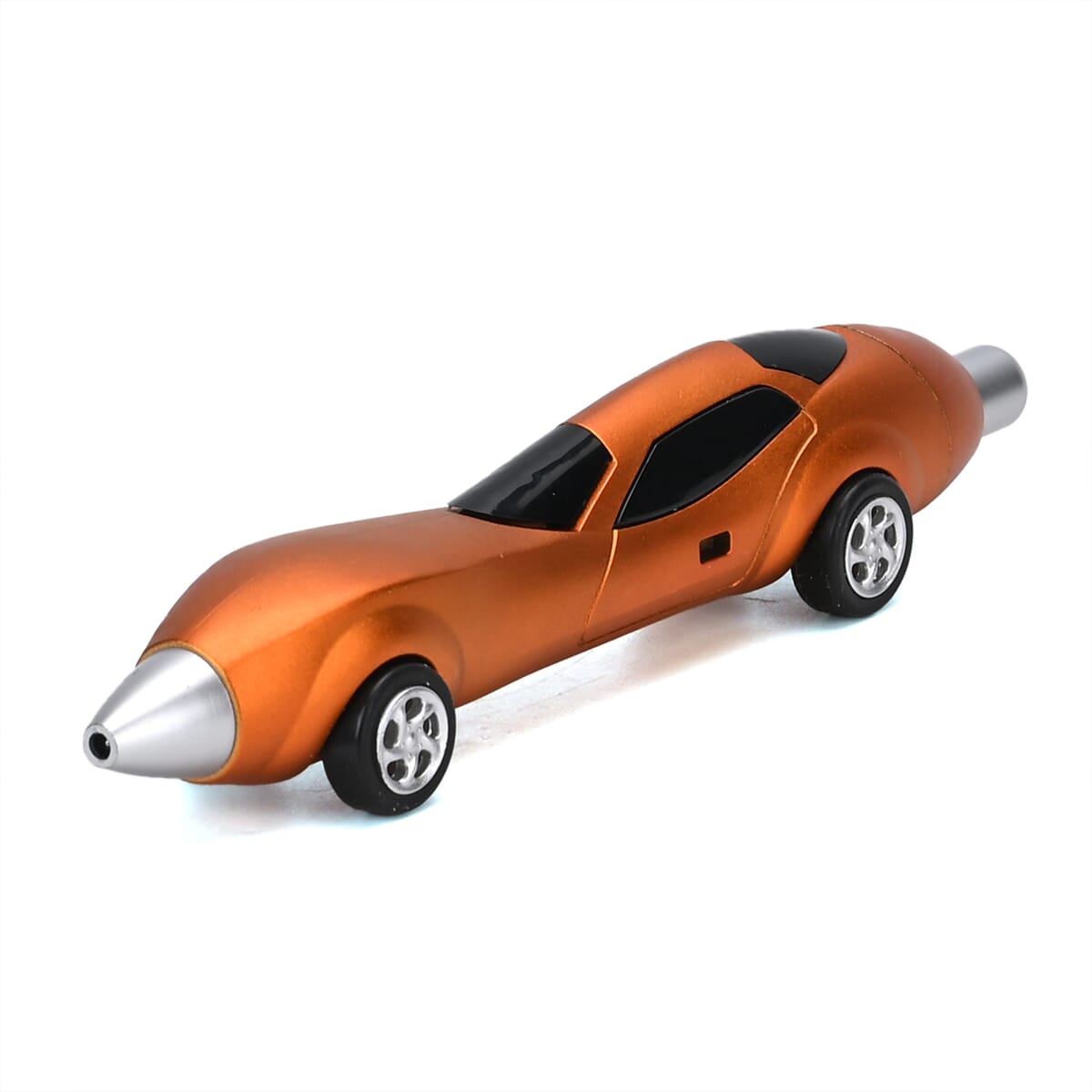 Set of 10, Red and Orange Car Shape Ballpoint Pen image number 3