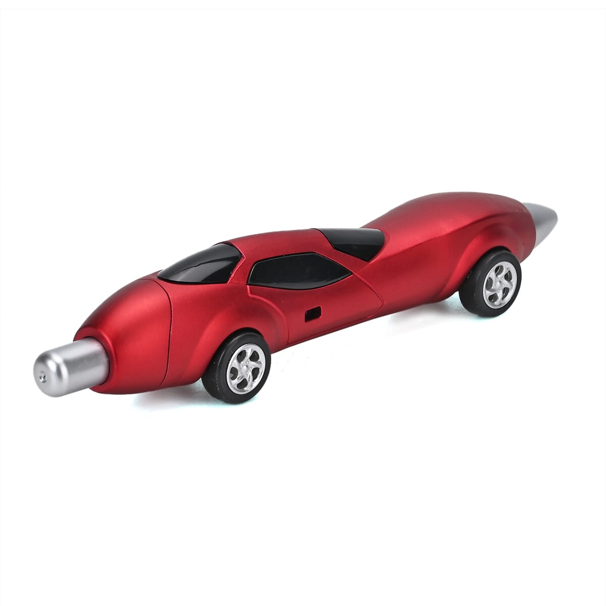 Set of 10, Red and Orange Car Shape Ballpoint Pen image number 6