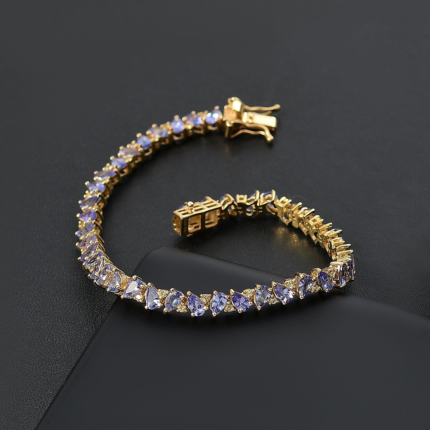 Tanzanite & Yellow Sapphire / 7.25 Inches