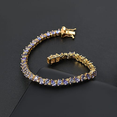 Tanzanite & Yellow Sapphire / 7.25 Inches - Product card gallery slide 2 (9432555290879)