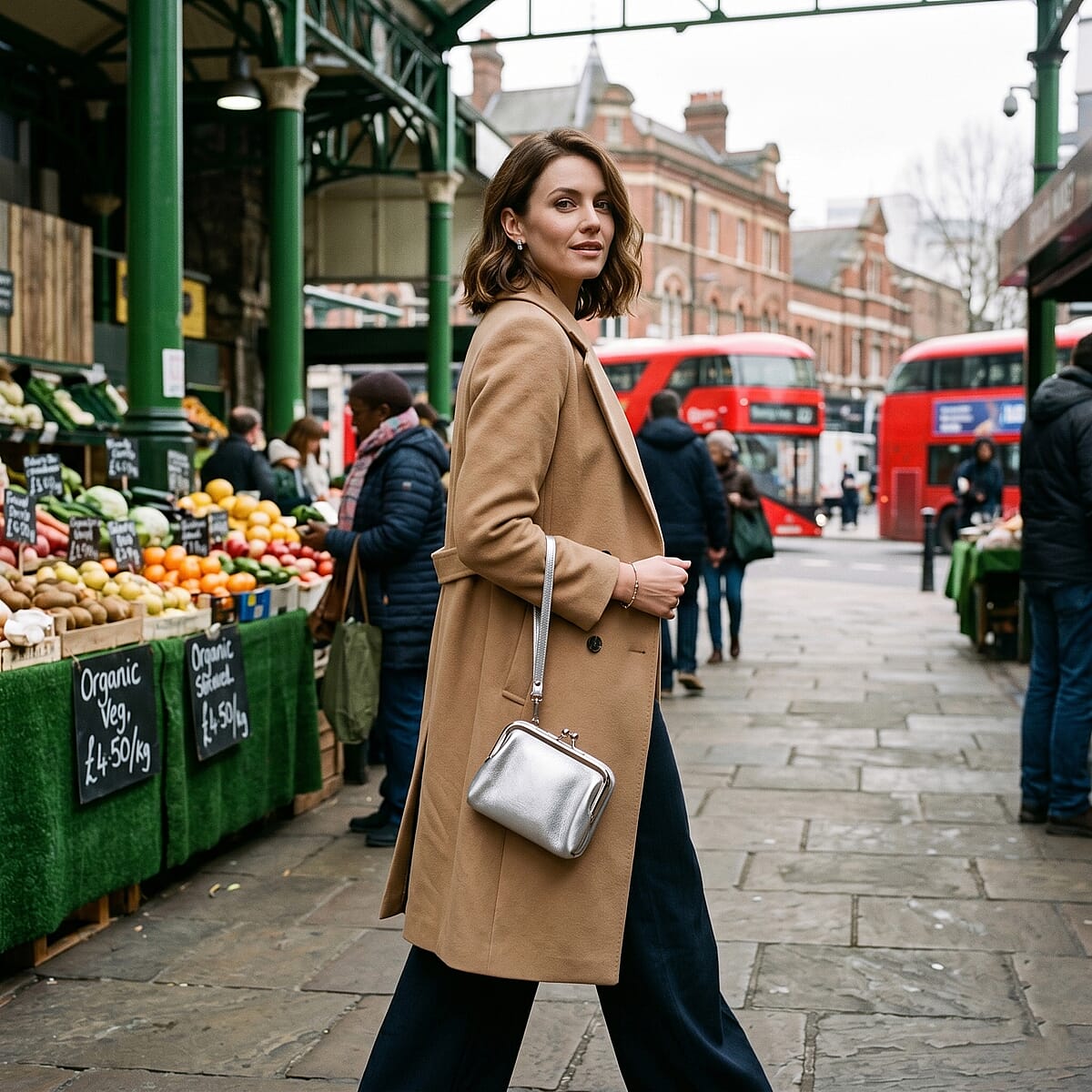 Set of 2 Silver with Gold 2-in-1 Wristlet Wallet with Detachable Coin Purse image number 2