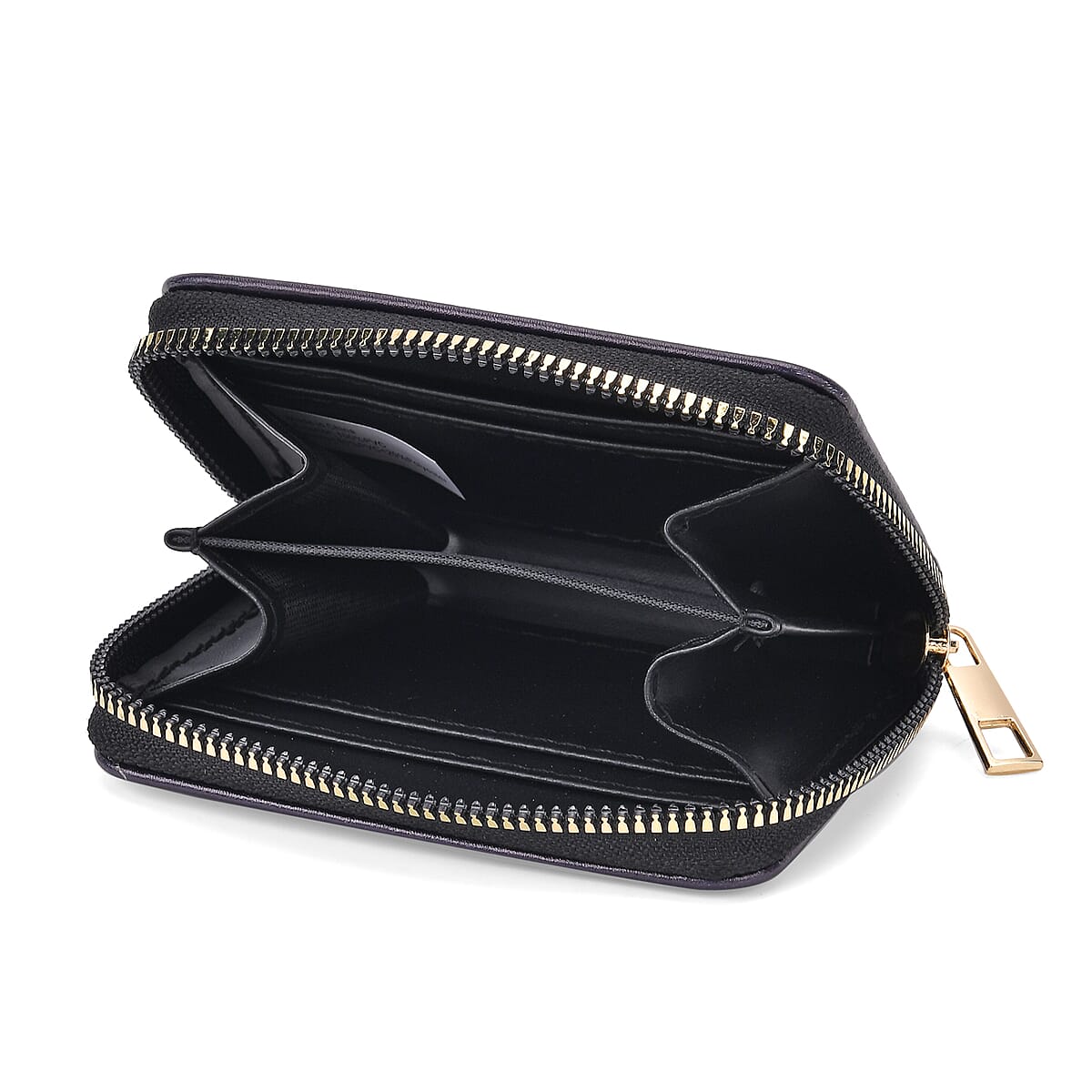 Set of 2 Moon and Butterfly Pattern Long Wallet and Small Wallet image number 5