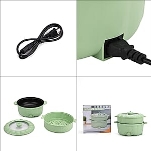 Green 3.7L Multifunctional Double Layer Rice Cooker
