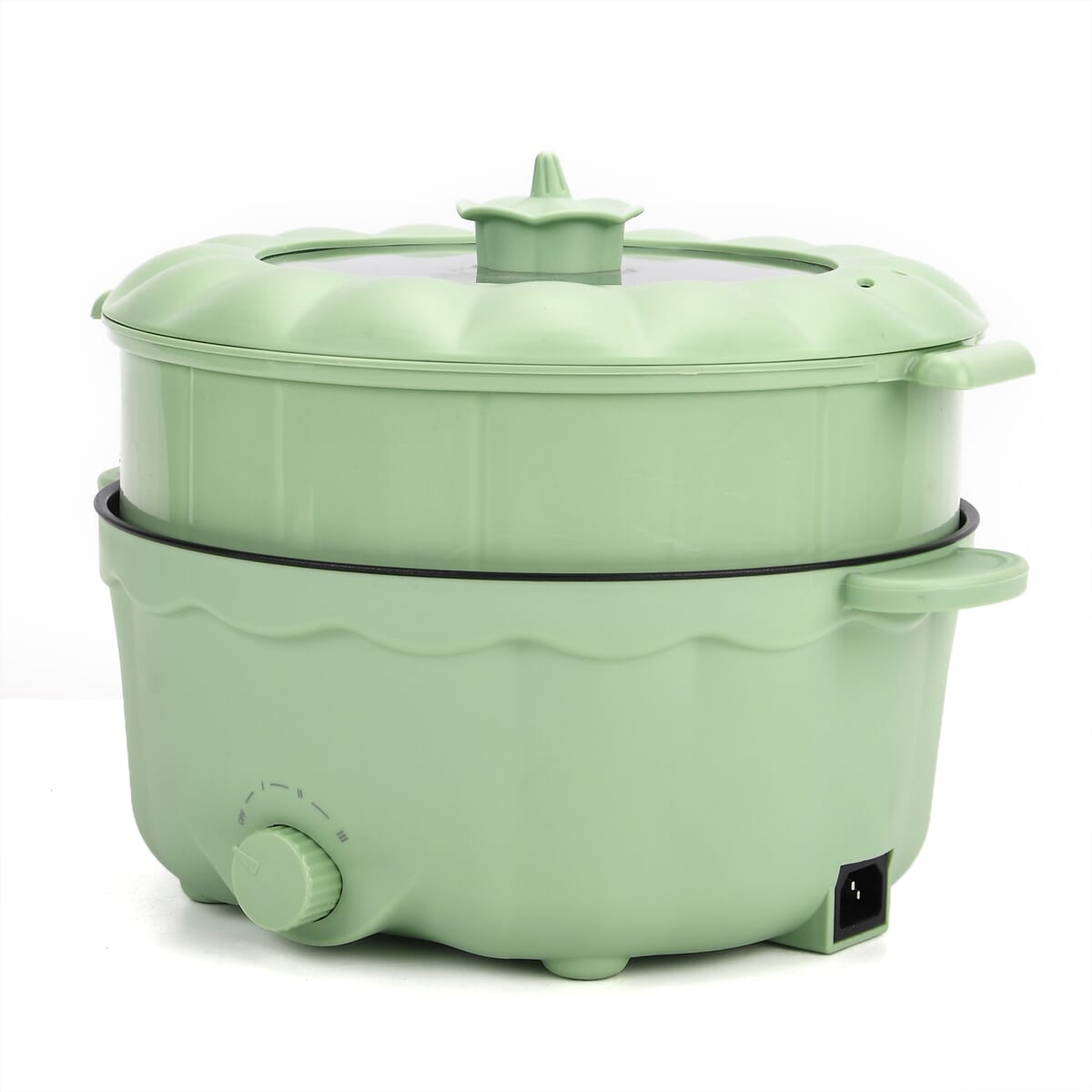 Green 3.7L Multifunctional Double Layer Rice Cooker image number 3