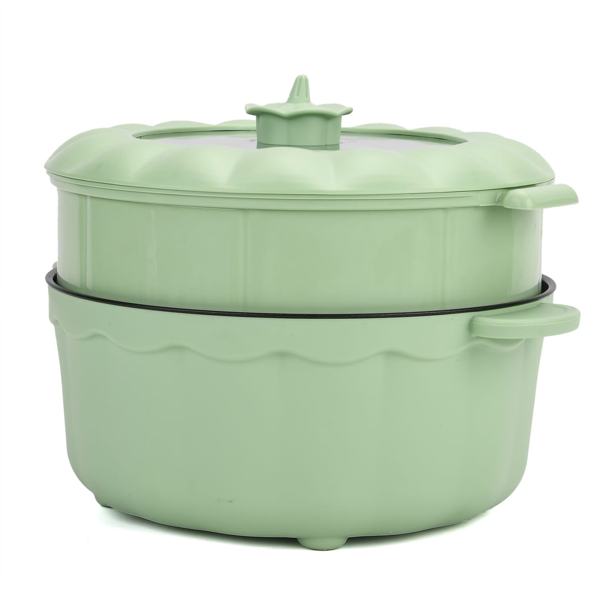 Green 3.7L Multifunctional Double Layer Rice Cooker image number 4