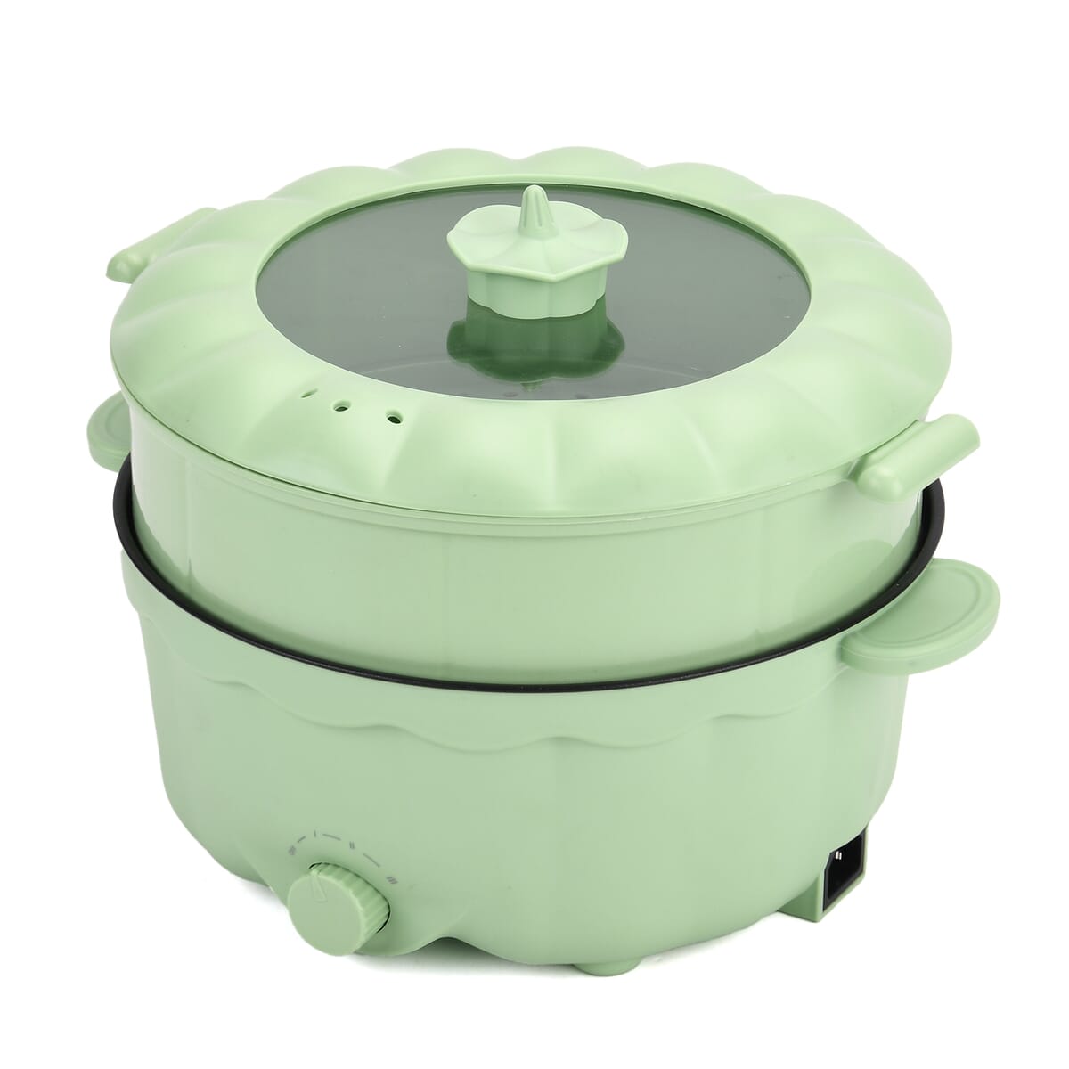 Green 3.7L Multifunctional Double Layer Rice Cooker image number 5