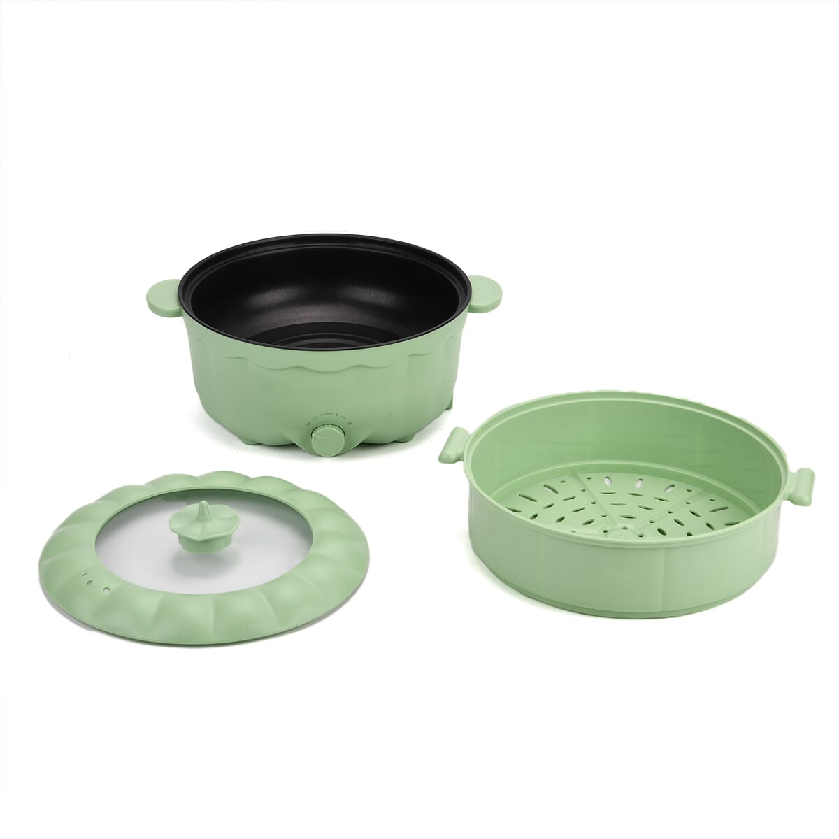 Green 3.7L Multifunctional Double Layer Rice Cooker image number 9