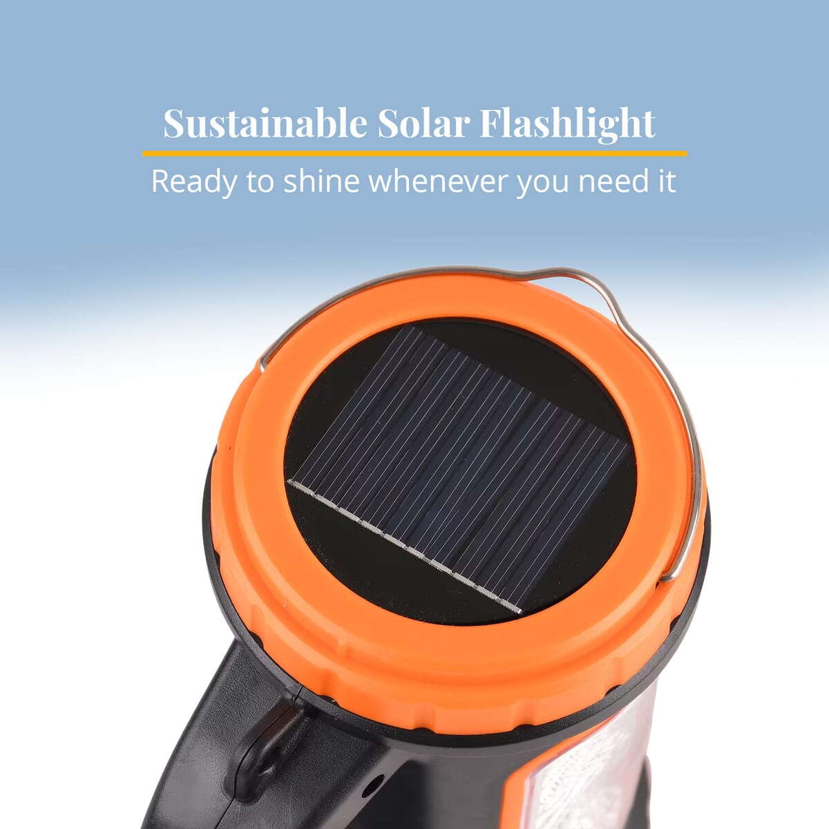 Orange Solar Multifunctional Searchlight image number 5
