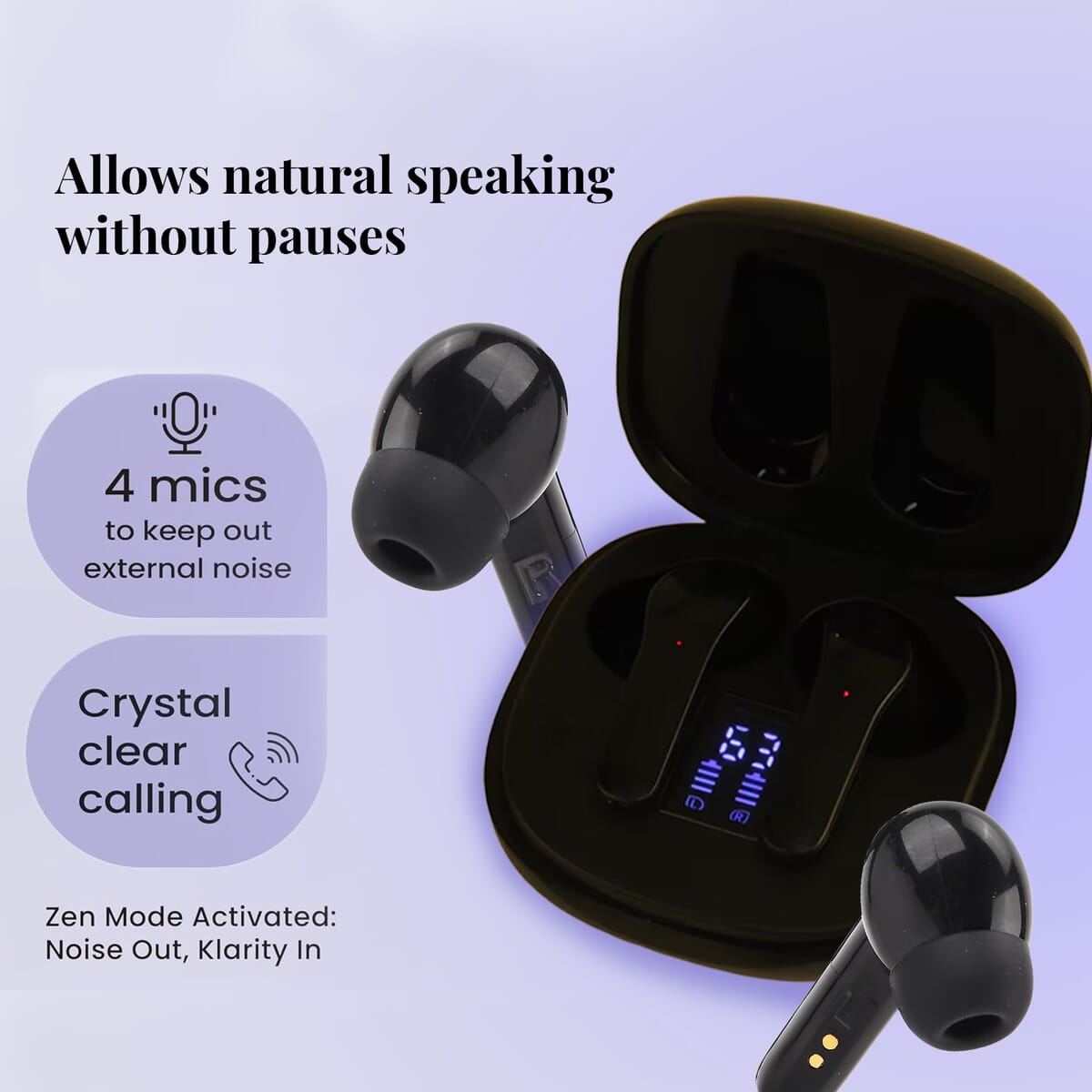 Black Translation Bluetooth Earphone image number 3