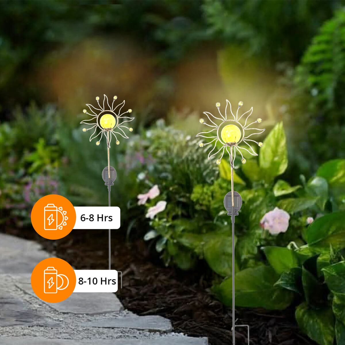 Solar Sun Stake LED Light image number 4