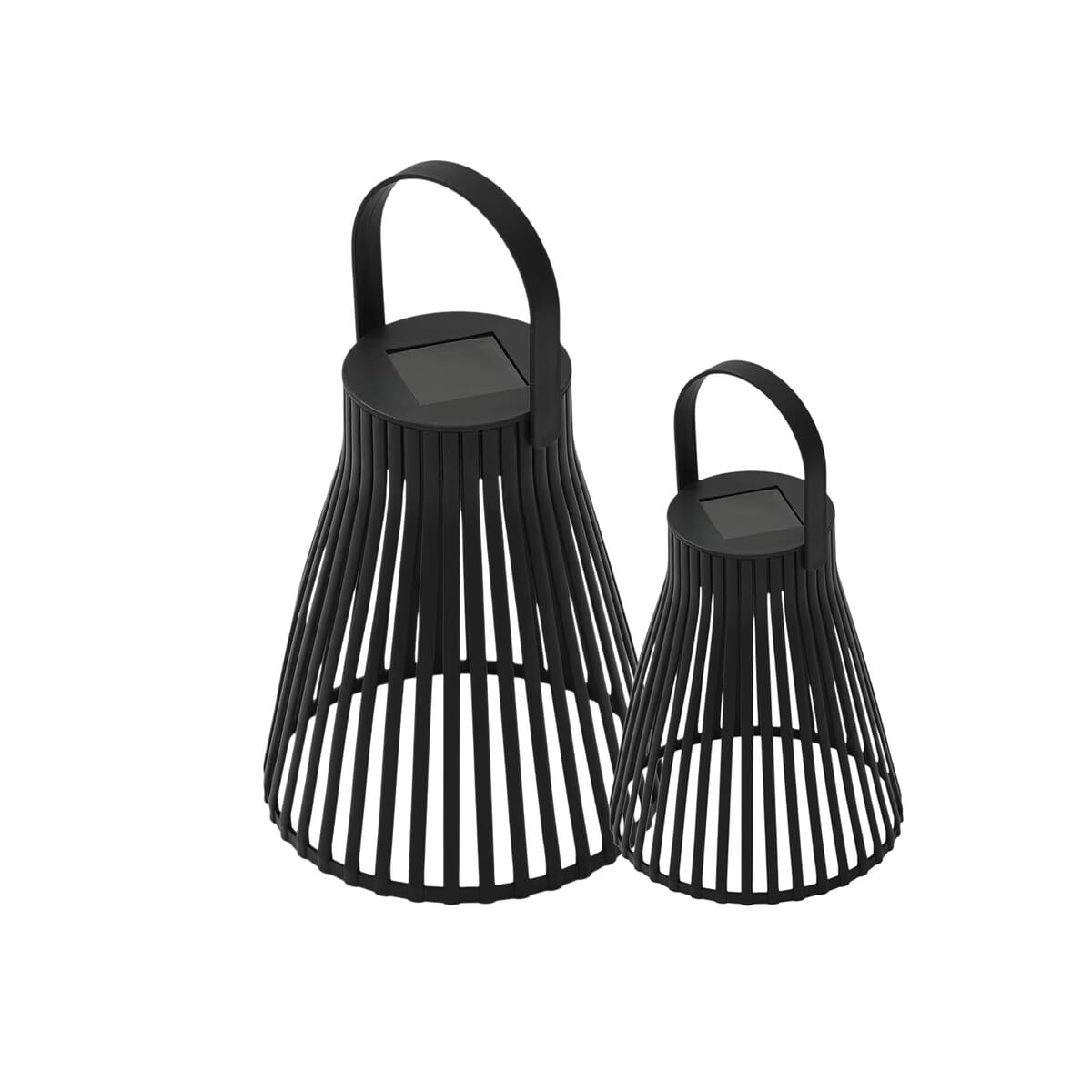 2 Piece Set - Black Solar LED Light (200mAh) image number 0